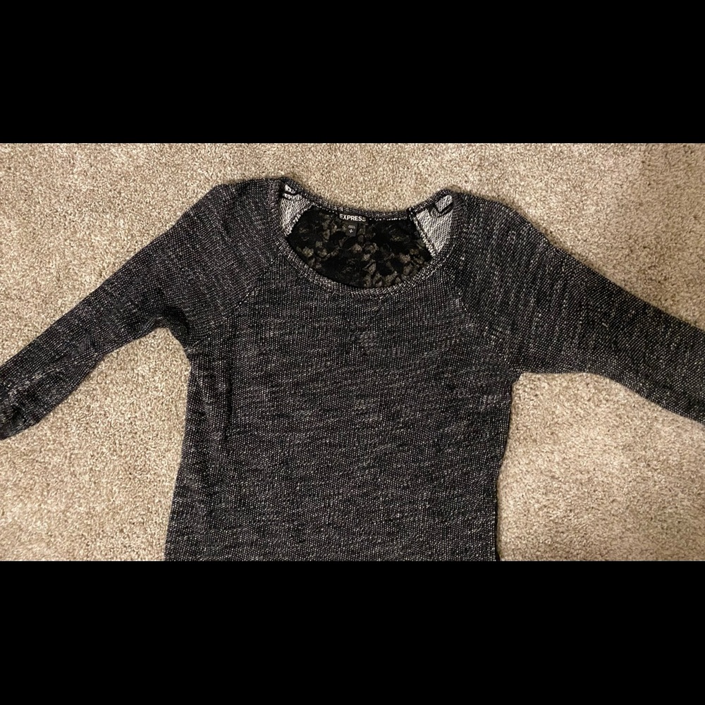 Express Open-Back Sweater - Picture 2 of 4